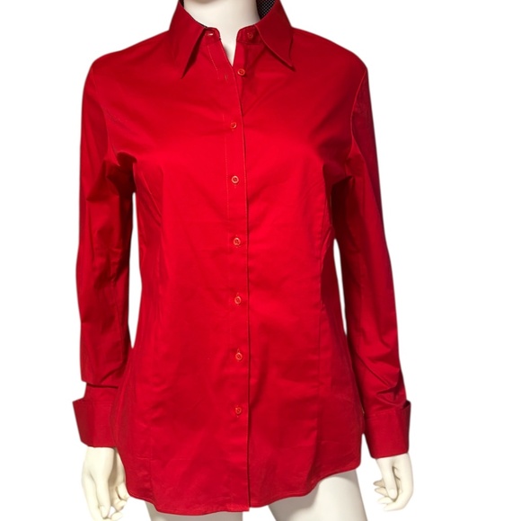 Esabel C vintage red button down shirt - size M - Picture 1 of 3